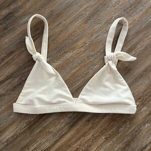 White Mikoh Bikini Top - S
